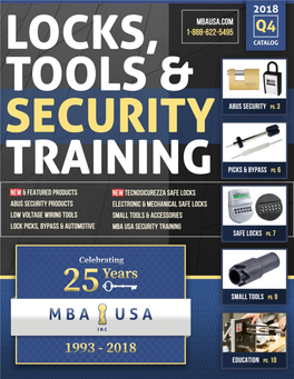 MBA USA 2018 Tool Catalog