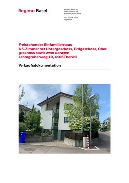 Verkaufsdokumentation Lehmgrubenweg 10, 4106 Therwil 2 Juli 2020