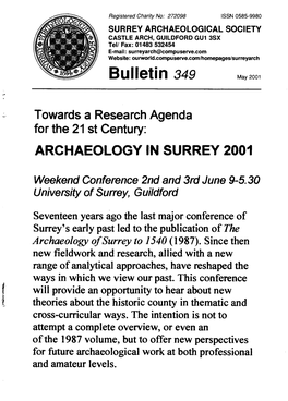 F Will Provide an Opportunity to Hear About New I Theories About the Historic County in Thematic and Cross-Curricular Ways