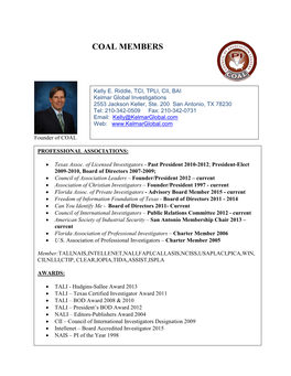 Coal Members