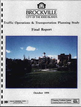Traffic Operations and Transportation Planning Study