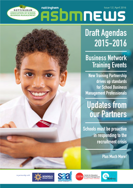 Draft Agendas 2015-2016 Updates from Our Partners