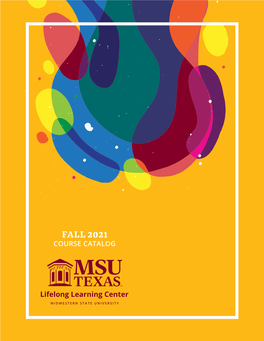 Lifelong Learning Center Fall 2021 Course Catalog