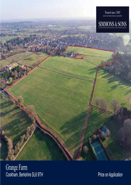 Grange Farm Cookham, Berkshire SL6 9TH Price on Application