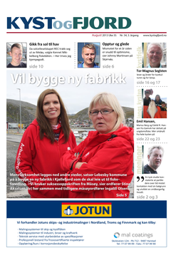 Vil Bygge Ny Fabrikk Side 16 Og 17