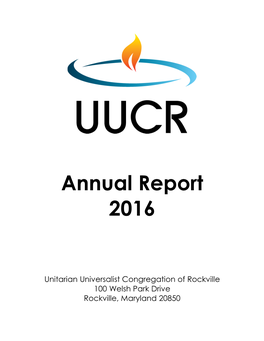 Annual Report for 2016