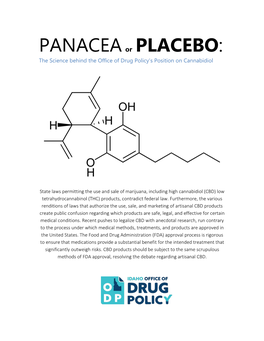 Epidiolex Vs. Artisanal CBD Fact Sheet