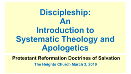 Key Protestant Reformation Doctrines