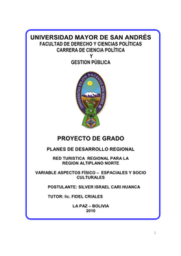 Proyecto De Grado