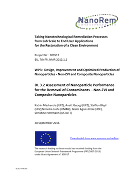 Non-ZVI and Composite Particles