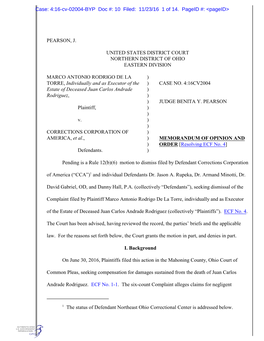 Case: 4:16-Cv-02004-BYP Doc #: 10 Filed: 11/23/16 1 of 14. Pageid