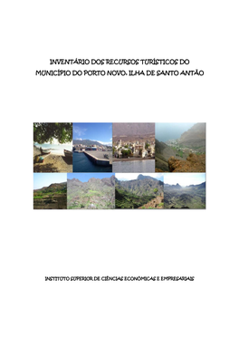 Inventário Dos Recursos Turísticos De Porto Novo – Santo Antão