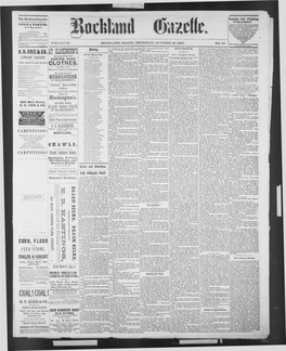 Rockland Gazette : October 28, 1880