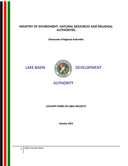 Lake Basin Authority Development