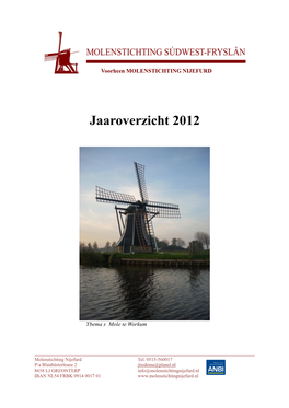 Jaaroverzicht 2012