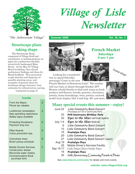 Village Newsletter Template