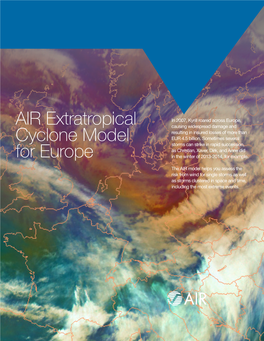 Extratropical Cyclone Model for Europe