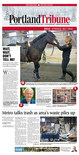 Metro Talks Trash As Area's Waste Piles Up