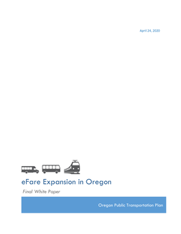 Efare Expansion in Oregon Final White Paper