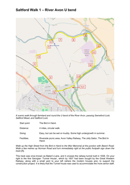 Saltford Walk 1 – River Avon U Bend