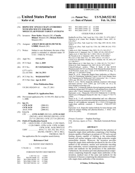 (12) United States Patent (10) Patent No.: US 9.260,522 B2 Kufer Et Al