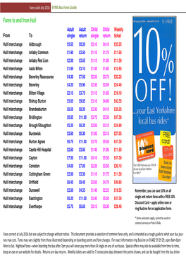 Fares Sheet for Web Complete July 2016