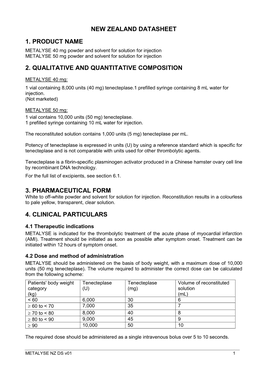 New Zealand Datasheet 1. Product Name