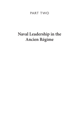 Naval Leadership in the Ancien Régime