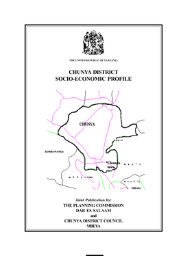 Chunya District Socio-Economic Profile