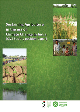 Sustaining Agriculture in the Era of Climate Change in India