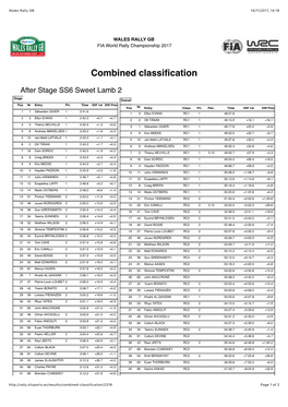 Wales Rally GB 14/11/2017, 14�18