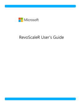 Revoscaler User's Guide