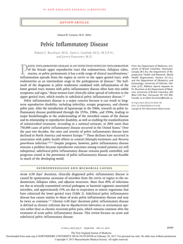 Pelvic Inflammatory Disease