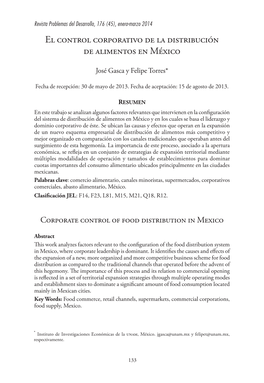 El Control Corporativo De La Distribución De Alimentos En México