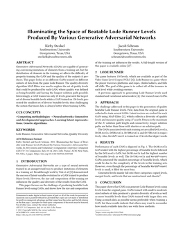 Illuminating the Space of Beatable Lode Runner Levels Produced by Various Generative Adversarial Networks