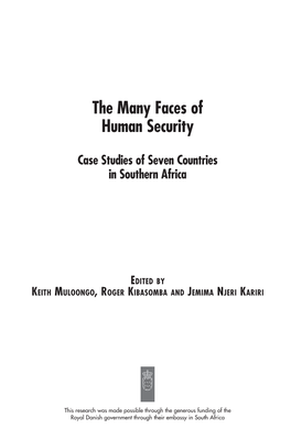 The Many Faces of Human Security
