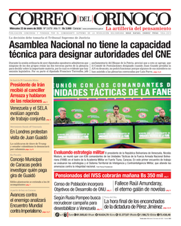 Asamblea Nacional No Tiene La Capacidad