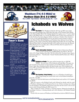 Ichabods Vs Wolves