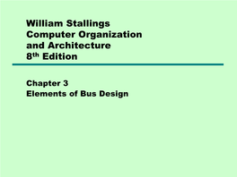 03 Top Level View of Computer Function and Interconnection