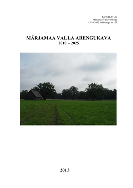 Märjamaa Valla Arengukava 2010 – 2025