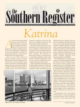 Southern Register Fall 2005