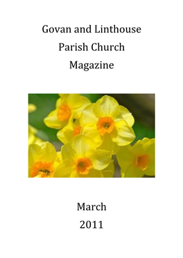 Govan and Linthouse Parish Church Magazine March 2011