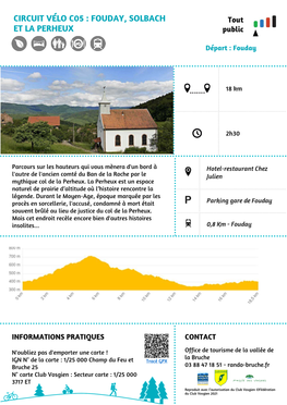 Circuit Vélo C05 : Fouday, Solbach Et La Perheux