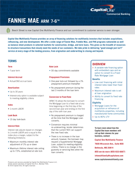 FANNIE MAE ARM 7-6(Tm)