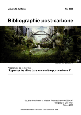 Bibliographie Post-Carbone