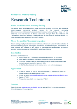 Research Technician