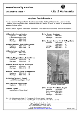 Anglican Parish Registers.Pdf