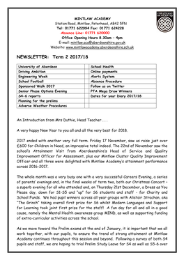 Term 2 Newsletter