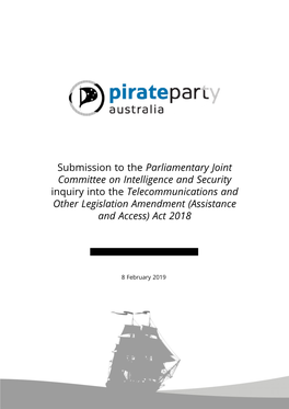 Submission to the Parliamentary Joint Committee on Intelligence