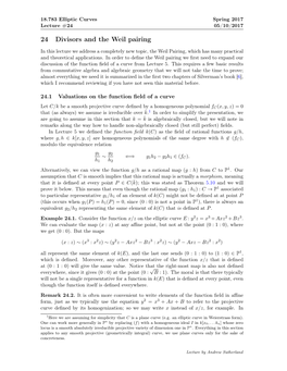 24 Divisors and the Weil Pairing